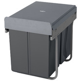 Elite Domestique 40L Twin Slide Out Concealed Waste Bin