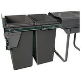 Elite Domestique Plus 60L Twin Slide Out Waste Bin