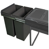 Elite Domestique Plus 60L Twin Slide Out Waste Bin