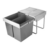 Elite Domestique Plus 90L Twin Slide Out Concealed Waste Bin