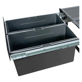 Elite Domestique 36L Twin Slide Out Concealed Waste Bin