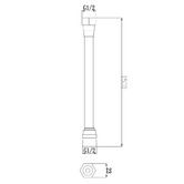 Essential Home Supply 150cm Heavy Duty Replacement Shower Hose