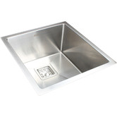 Essential Home Supply Single Silver Stainless Steel Kitchen Sink