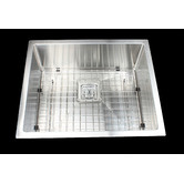 Essential Home Supply Single Silver Stainless Steel Kitchen Sink