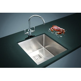Essential Home Supply Single Silver Stainless Steel Kitchen Sink