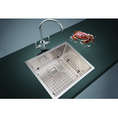 Essential Home Supply Single Silver Stainless Steel Kitchen Sink