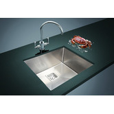Essential Home Supply Single Silver Stainless Steel Kitchen Sink