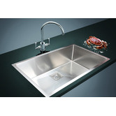Essential Home Supply Single Silver Stainless Steel Kitchen Sink