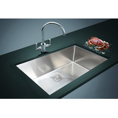 Essential Home Supply Single Silver Stainless Steel Kitchen Sink