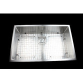 Essential Home Supply Claron Single Silver Stainless Steel Kitchen Sink