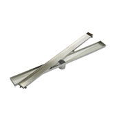 Essential Home Supply Stainless Steel Linear Shower Grate with 50mm Outlet