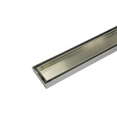 Essential Home Supply Stainless Steel Linear Shower Grate with 50mm Outlet