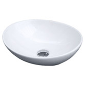 Essential Home Supply 400mm White Oval Ceramic Basin