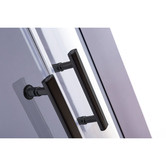 Essential Home Supply Curved Titan Glass Sliding Shower Screen