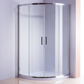 Essential Home Supply Curved Titan Glass Sliding Shower Screen