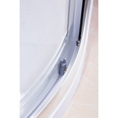 Essential Home Supply Curved Titan Glass Sliding Shower Screen
