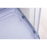 Essential Home Supply Curved Titan Glass Sliding Shower Screen
