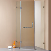 Essential Home Supply Diamond Glass Shower Screen