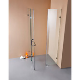 Essential Home Supply Diamond Glass Shower Screen
