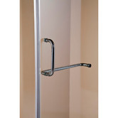 Essential Home Supply Diamond Glass Shower Screen