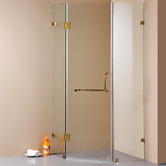Essential Home Supply Diamond Glass Shower Screen