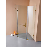 Essential Home Supply Diamond Glass Shower Screen