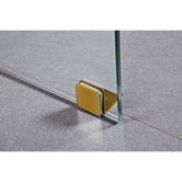 Essential Home Supply Diamond Glass Shower Screen