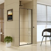 Essential Home Supply Lapis Single Glass Shower Screen