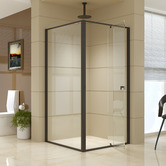 Essential Home Supply 106cm Lapis Glass Shower Screen