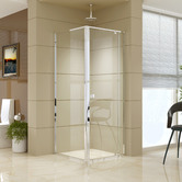 Essential Home Supply 82cm Lapis Glass Shower Screen