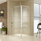 Essential Home Supply 82cm Lapis Glass Shower Screen