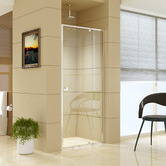 Essential Home Supply Lapis Single Glass Shower Screen
