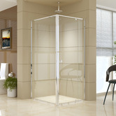 Essential Home Supply 90cm Lapis Glass Shower Screen
