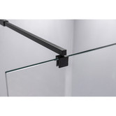 Essential Home Supply Amethyst Glass Shower Screen