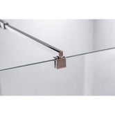 Essential Home Supply Amethyst Glass Shower Screen