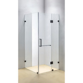 Essential Home Supply Elite Glass Shower Screen with Square Handle