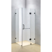Essential Home Supply Elite Glass Shower Screen with Round Handle