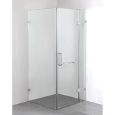Essential Home Supply Chrome Valor Glass Shower Screen