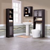 Essential Home Supply Silver Flocking Curve Wallpaper