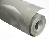 Essential Home Supply Silver Flower Wallpaper