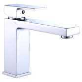 Essential Home Supply 16.3cm Chrome Square Basin Mixer Tap