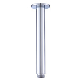 Essential Home Supply 200mm Chrome Round Brass Shower Arm