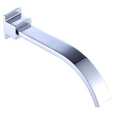 Essential Home Supply 18cm Polished Chrome Bath Spout