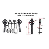 Essential Home Supply 200cm Sliding Barn Door Hardware Kit