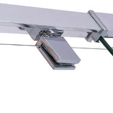 Essential Home Supply Lapis Single Glass Shower Screen