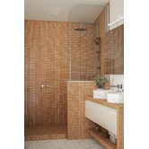 Essential Home Supply Opal Chrome Single Glass Shower Screen