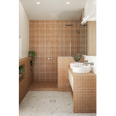 Essential Home Supply Opal Chrome Single Glass Shower Screen