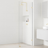 Essential Home Supply Sapphire Glass Shower Screen