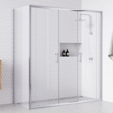 Essential Home Supply Ruby Glass Shower Screen
