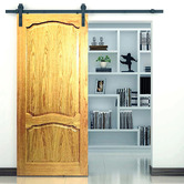 Essential Home Supply Black 200cm Sliding Barn Door Hardware Kit